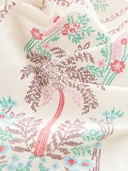 Ecru Palm 100% Cotton Slip - Image 8 of 9