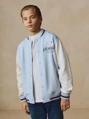Blue Graphic Print Bomber Jacket (3-16yrs) - Image 2 of 10