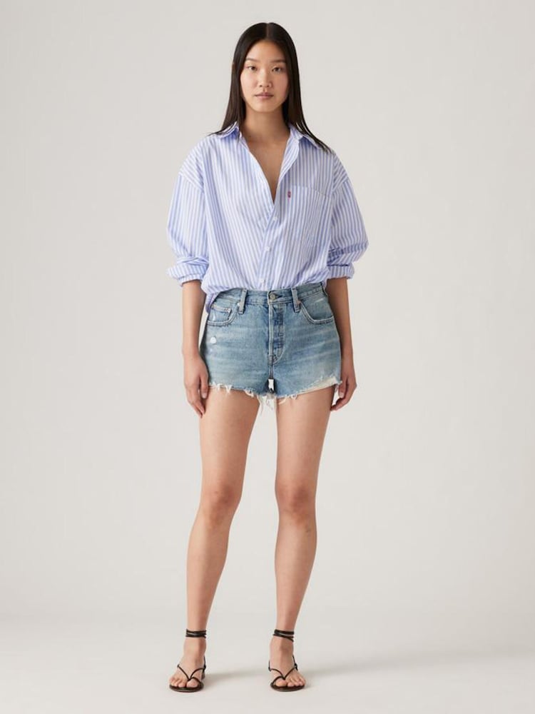 Levi's® Blue 501® Original 100% Cotton Shorts - Image 1 of 8