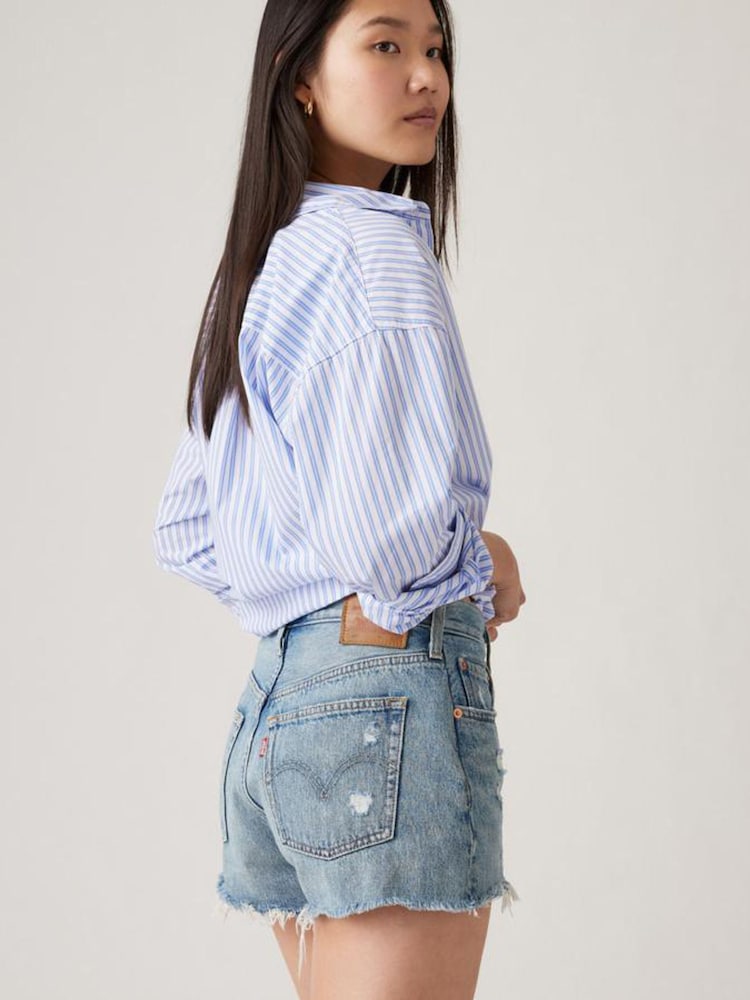 Levi's® Blue 501® Original Worn In 100% Cotton Shorts - Image 1 of 3