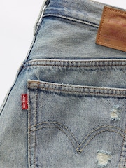 Levi's® Blue 501® Original Worn In 100% Cotton Shorts - Image 2 of 3