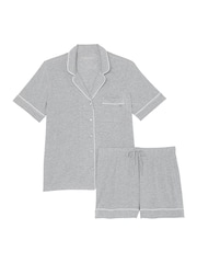 Victoria's Secret Grey Heather Modal Short Pyjama Set - Image 3 of 3