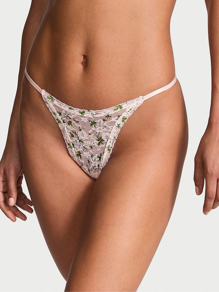 Victoria's Secret Purest Pink Thong Knickers - Image 1 of 3