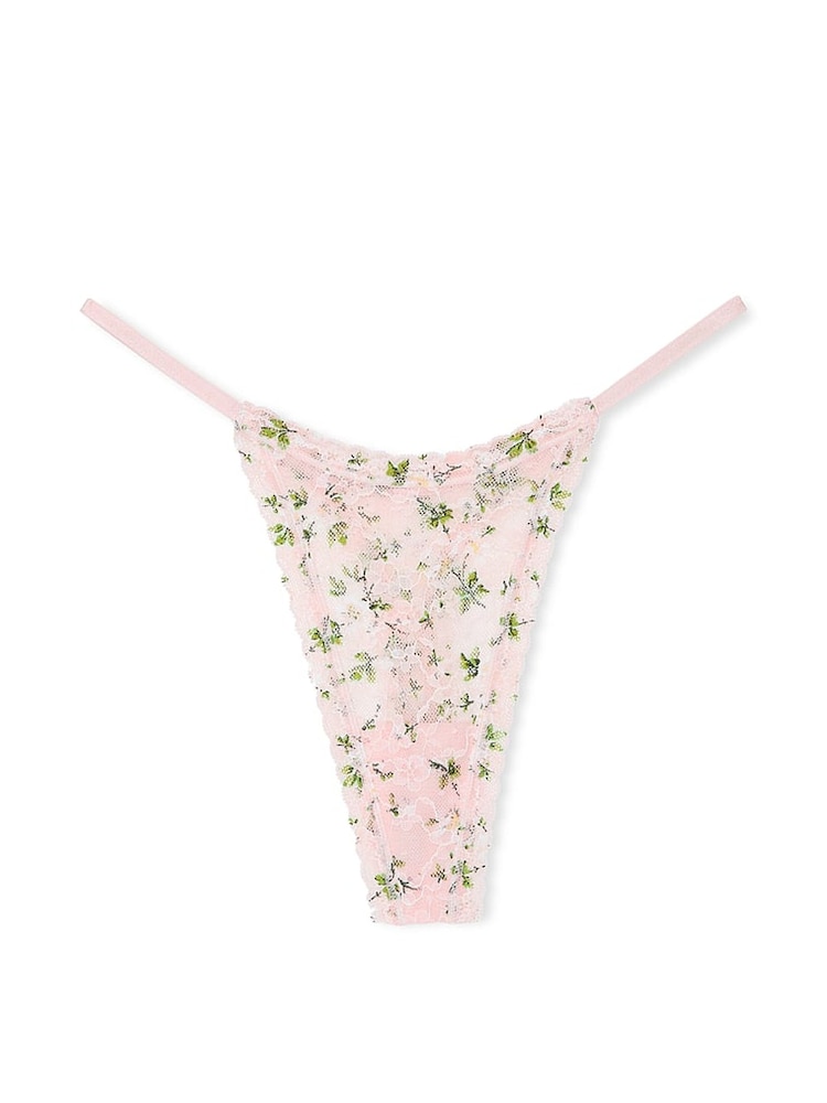 Victoria's Secret Purest Pink Thong Knickers - Image 3 of 3