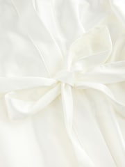 Ivory Bridal Satin Robe - Image 9 of 9
