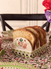 Cath Kidston White Christmas Dolls House Toast Rack and Butter Dish Set - Image 3 of 6