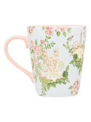 Cath Kidston Set of 4 Blue English Rose Stanley Mugs - Image 3 of 3