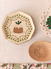 Cath Kidston Green Christmas Spoon, Rest and Teabag Tidy Set - Image 2 of 5