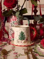 Cath Kidston White Star Gravy Jug and Saucer Set - Image 2 of 5