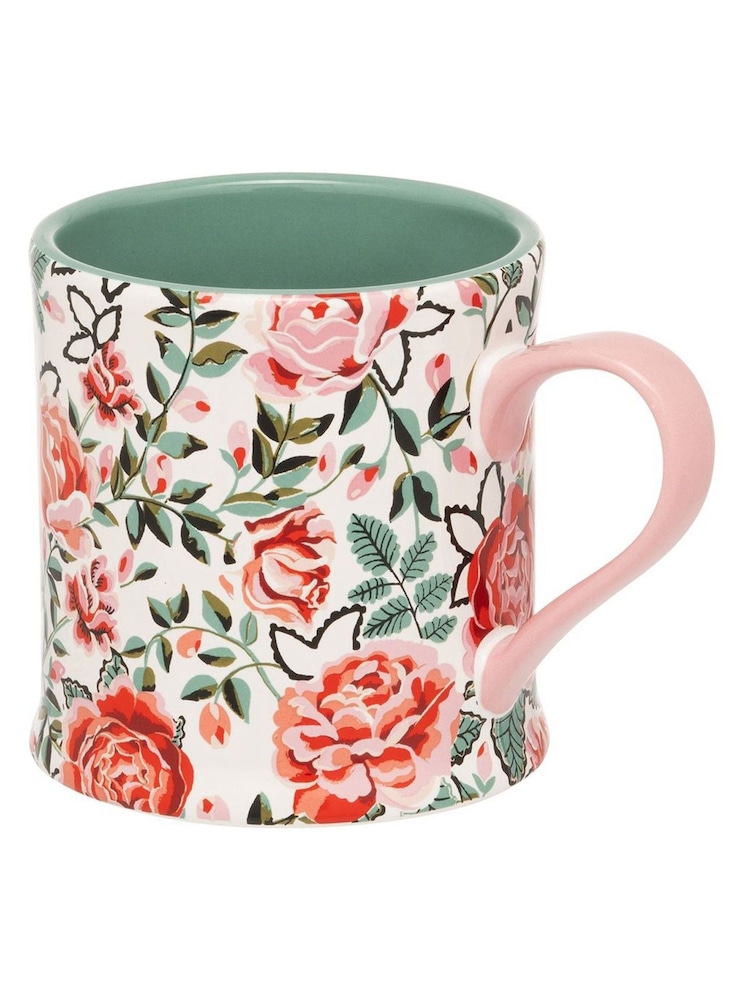 Cath Kidston Set of 4 White Dolly Rose Mugs - Image 4 of 4