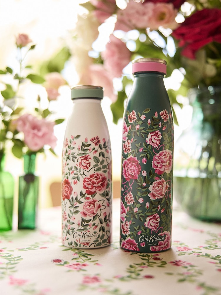 Cath Kidston Dolly Rose Stainless Steel Bottle Set - Image 1 of 5