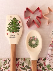 Cath Kidston Green Christmas Baking Utensil and Cookie Cutter Set - Image 2 of 6