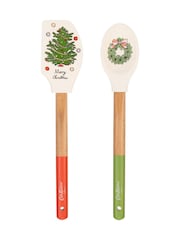 Cath Kidston Green Christmas Baking Utensil and Cookie Cutter Set - Image 4 of 6