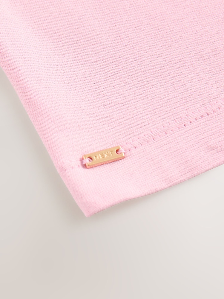 Yellow Cotton Blend Textured Short Sleeve Pyjamas - Image 10 of 10