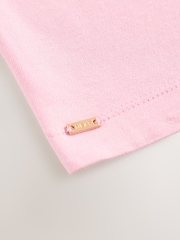 أصفر - Cotton Blend Textured Short Sleeve Pyjamas - صورة 3 من 4