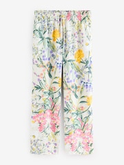 Sage Green Floral 100% Cotton Cap Sleeve Pyjamas - Image 8 of 10