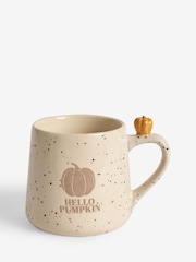 Natural Speckle Pumpkin Mug - Image 2 of 2