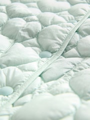 Benetton Girls Blue Heart Quilted Gilet - Imagen 3 de 4