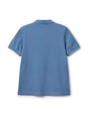 Benetton Boys Pique 100% Cotton Polo Shirt - Image 2 of 3