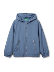 Benetton Boys Blue Long Sleeve Zip Up Jacket - Image 1 of 3