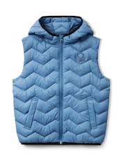 Benetton Boys Puffer Gilet - Image 1 of 3