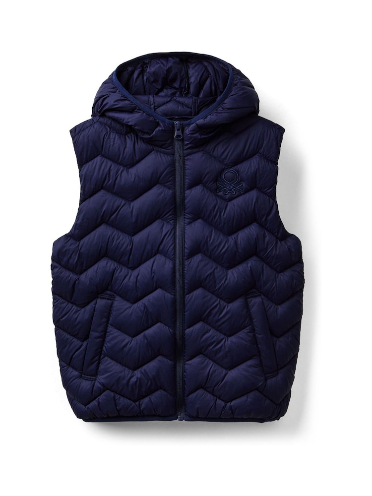 Benetton Boys Puffer Gilet - Image 1 of 3