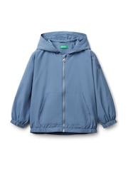 Benetton Boys Blue Zip Hoodie - Image 1 of 3