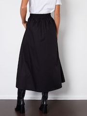 Threadbare Black Midi Skirt with Pockets - Image 4 of 4
