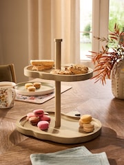 Pumpkin Shaped Two Tier Serving Stand - Slika 1 iz 5
