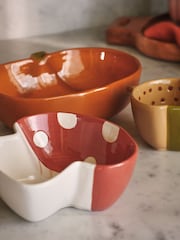 Set of 3 Orange Pumpkin and Friends Nibble Bowls - Image 3 of 3