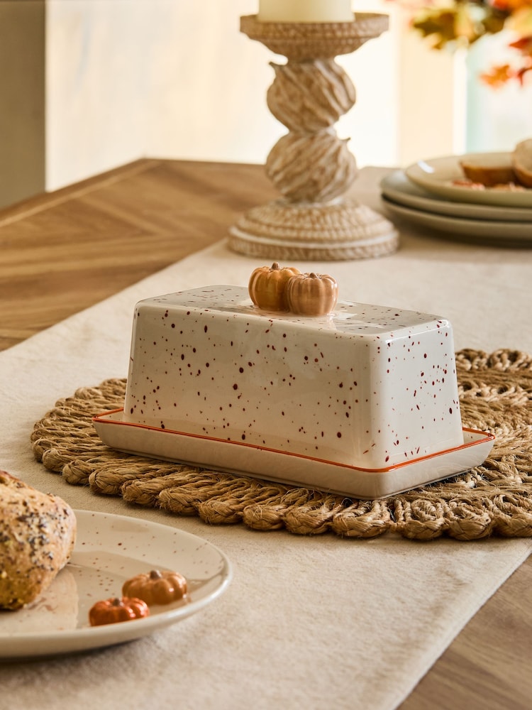 Speckle Pumpkin Butter Dish - Imagen 1 de 7 Speckle Pumpkin Butter Dish - Imagen 1 de 7