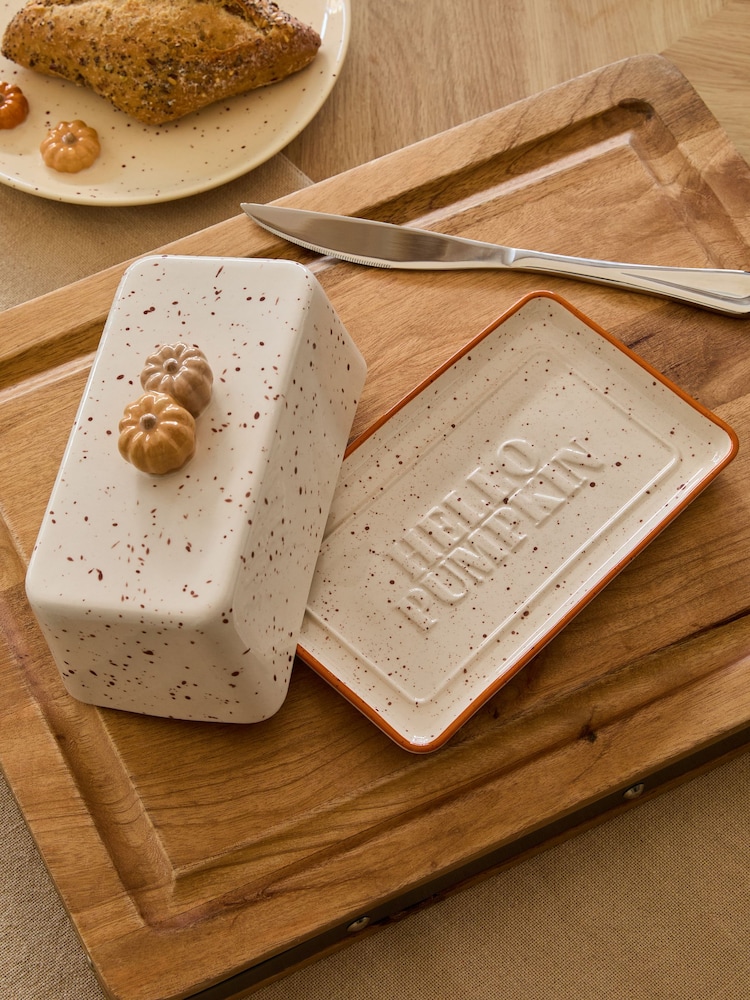 Speckle Pumpkin Butter Dish - Imagen 2 de 7 Speckle Pumpkin Butter Dish - Imagen 2 de 7