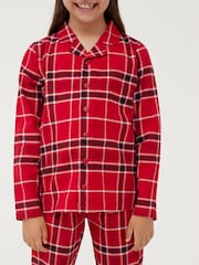 Society 8 Red 100% Cotton Flannel Christmas Pyjamas - Image 5 of 6
