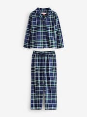 Society 8 Blue 100% Cotton Flannel Christmas Pyjamas - Image 1 of 1