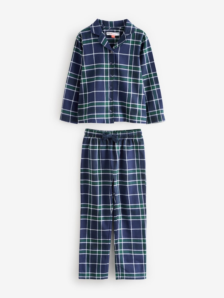 Society 8 Blue 100% Cotton Flannel Christmas Pyjamas - Image 1 of 1