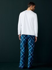 Society 8 Blue Mens Lapland Christmas Pyjamas - Image 2 of 3