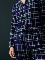 Society 8 Blue Ladies 100% Cotton Flannel Christmas Pyjamas - Image 4 of 4