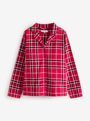 Society 8 Red Ladies 100% Cotton Flannel Christmas Pyjamas - Image 2 of 3