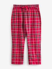 Society 8 Red Ladies 100% Cotton Flannel Christmas Pyjamas - Image 3 of 3