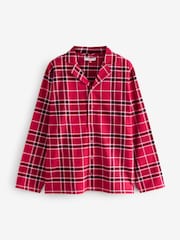 Society 8 Red Mens 100% Cotton Flannel Christmas Pyjamas - Image 9 of 9