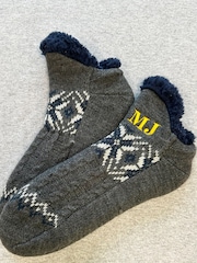 Solesmith Mens Nordic Slipper Boot Socks - Image 1 of 3