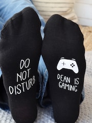 Solesmith Do Not Disturb Gaming Black Socks - Image 1 of 4