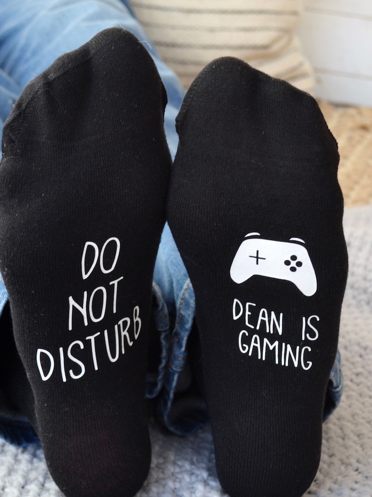 Solesmith Do Not Disturb Gaming Black Socks - Image 1 of 4