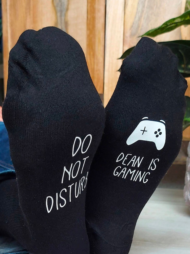 Solesmith Do Not Disturb Gaming Black Socks - Image 2 of 4