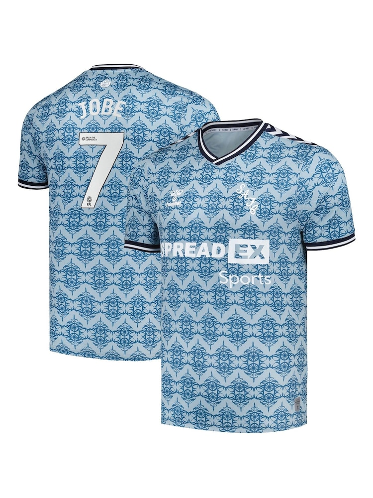 Fanatics Blue Sunderland Third Shirt 2024-25 Jobe 7 printing - Image 1 of 3