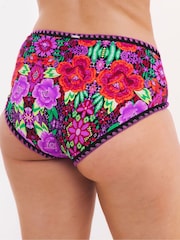 Figleaves Pink Frida High Waist Bikini Briefs - Image 2 of 4