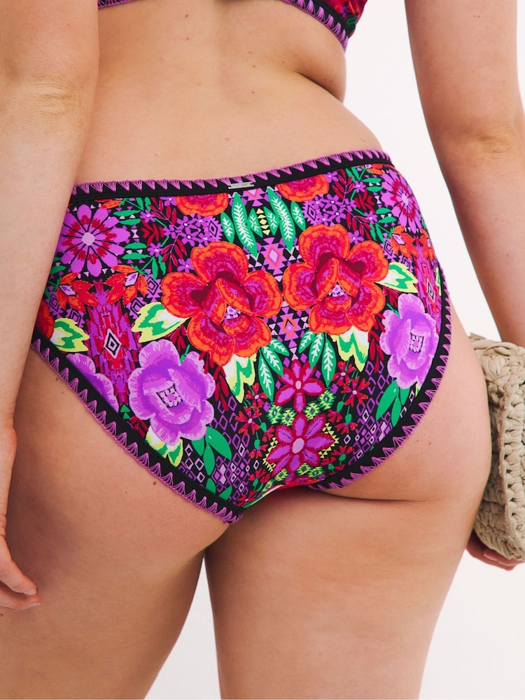 Figleaves Pink Frida Classic Bikini Briefs - Bild 2 von 4