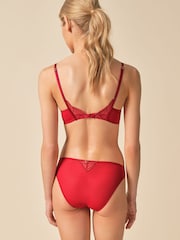 Gossard Red Viva Non Padded Plunge Bra - Image 4 of 8