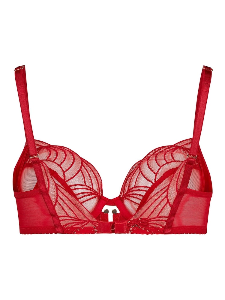 Gossard Red Viva Non Padded Plunge Bra - Image 8 of 8