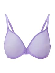 Gossard חזייה שקופה תחרה מבריקה סגולה - Image 11 of 12